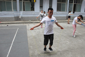 人文学院举行“阳光体育”系列比赛选拔赛