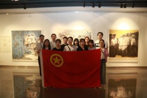 人文团学‖【画意书香迎国庆】人文学院开展团干爱国主义教育培训活动