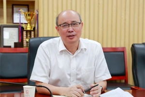 学校党委书记蔡昌卓带队到人文学院检查2022-2023学年秋季学期开学工作