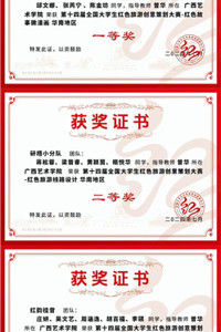 喜报！我院师生在第十四届全国大学生红色旅游创意策划大赛中荣获佳绩