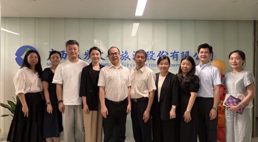 学校党委常委、副校长谢仁敏带队赴广西旅发文旅股份有限公司开展"访企拓岗"促就业专项活动